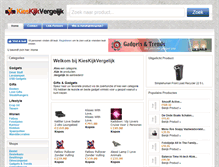 Tablet Screenshot of kieskijkvergelijk.nl